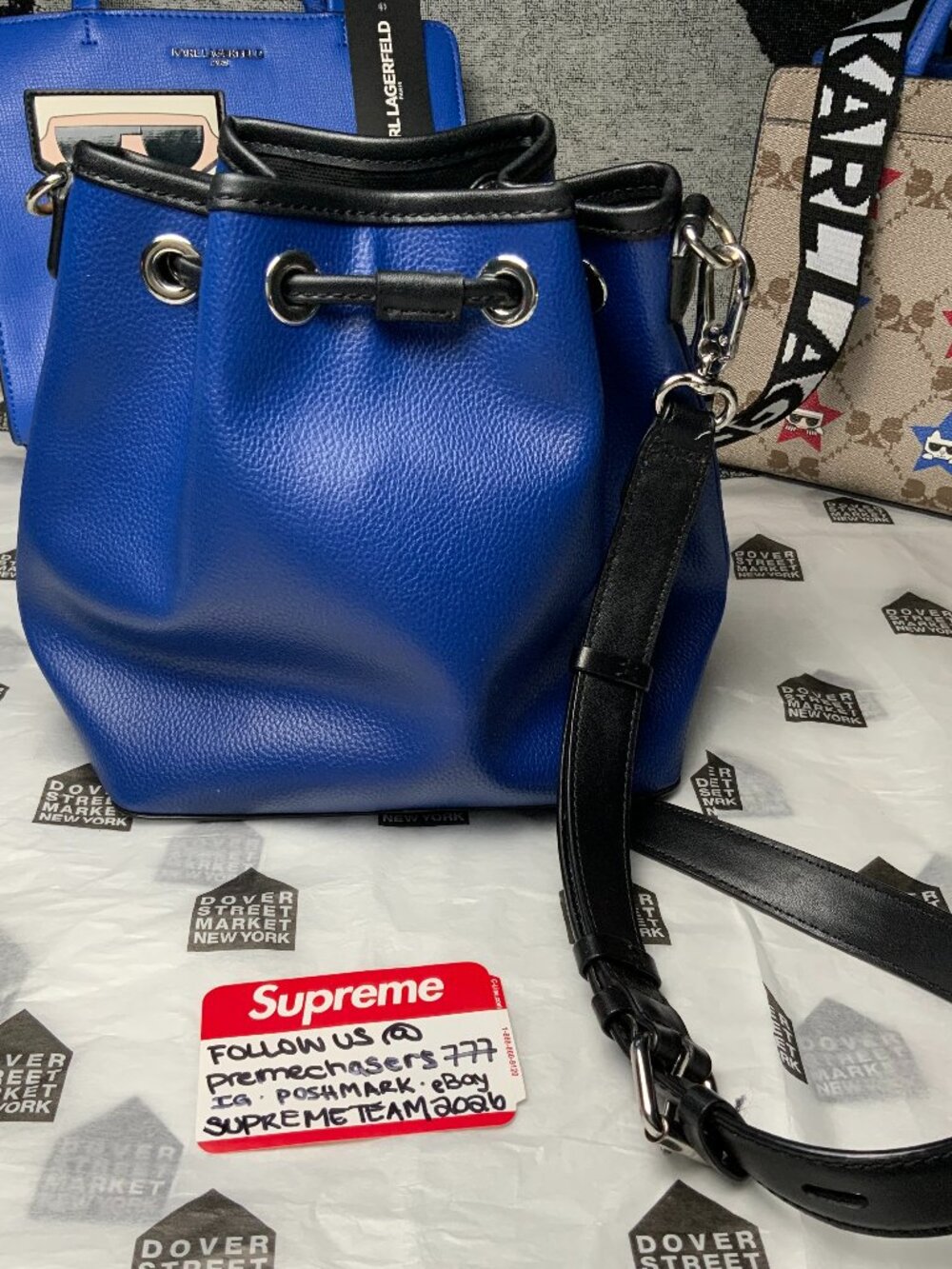 Karl Lagerfeld Choupette at the Beach "Ice Cream Cone" Bucket Bag - BRAND NEW - Picture 3 of 6